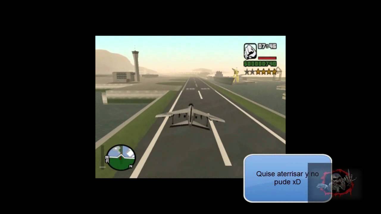 Tuto como volar un Hydra (jet) en Gta San Andreas YouTube