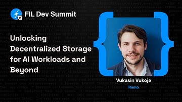 Unlocking Decentralized Storage for AI Workloads and Beyond - Vukasin Vukoje