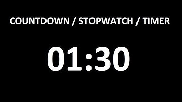 timer 90 seconds (1 minute 30 seconds)