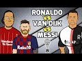 🏆MESSI vs RONALDO vs VAN DIJK!🏆 The Best Awards: Football Challenges