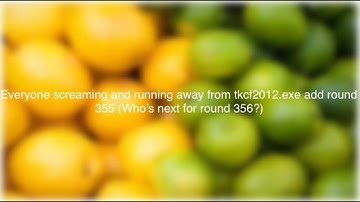 Everyone screaming running away from tkcf2012.exe add round 355 (Who