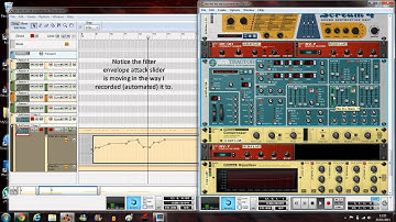 How to record and edit automation in your DAW - Reason 5 dubstep tutorial automation