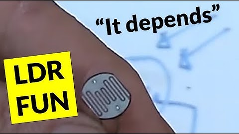 Electronics on the floor: Shining some light on LDRs