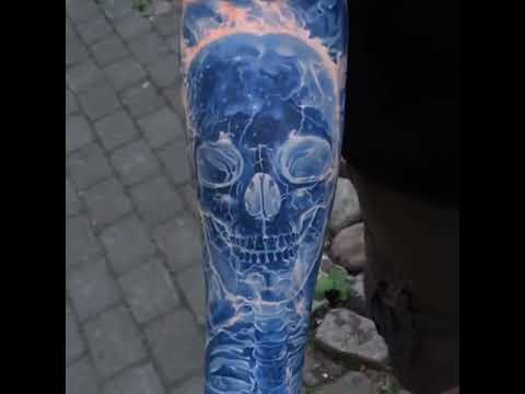 Premium Vector | Blue skull hand drawn illustrations for stickers logo  tattoo etc