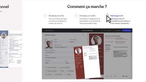 Créez Votre CV Professionnel - CV.fr