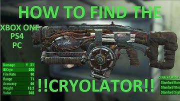 Fallout 4 :  HOW TO FIND THE CRYOLATOR VAULT 111 SECRET WEAPON