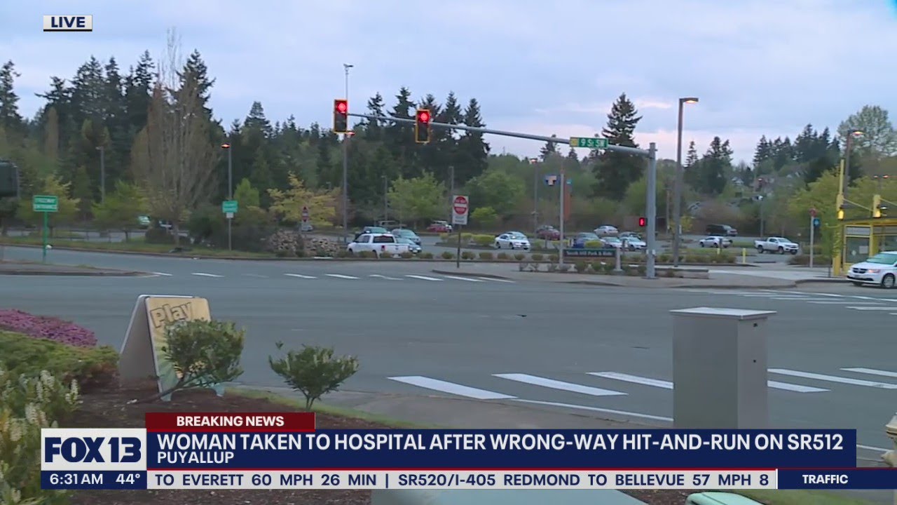 Driver taken to hospital after wrong-way, hit-and-run crash on SR 512 ...