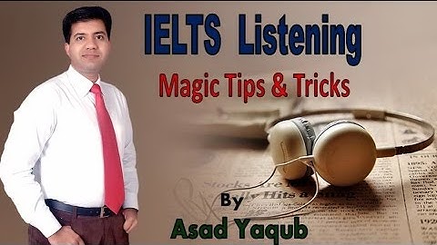 IELTS Listening (Sentence Completion) By Asad Yaqub