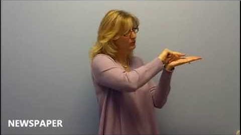 ASL 2 Unit 13 Vocabulary