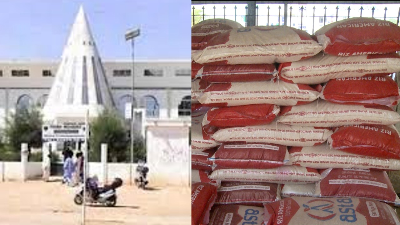 Social Ramadan : La Commune de Touba Mosquée à lapproche des Daaras et leurs offre 5 Tonnes de Riz