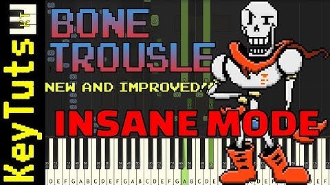 NEW AND IMPROVED - Learn to Play Bonetrousle from Undertale - Insane Mode