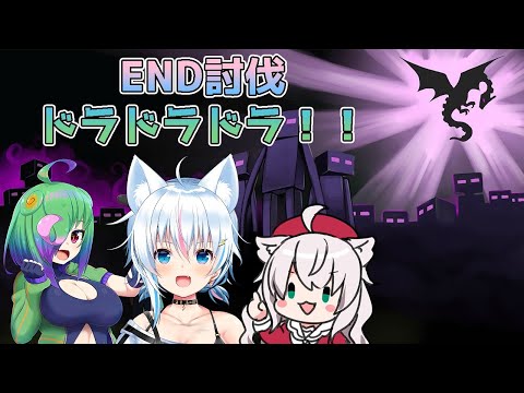 【マイクラ】Vtuber END討伐やるぞ！ドラドラドラ！ #3