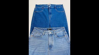 картинка: Мешок № д8763. Джинсы Микс Крем L-XXL. Арт 3944. Вес 32,7 кг. Кол-во 67 шт.
