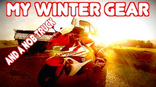 My Winter Gear and a Nob Truck
Stay on till the end of the video for a little bit extra ;)
I have moved house and the commute is a bit sucky now, way too many traffic lights and dual carriageway boringness. Oh well, at least there is a nice viewpoint on my way to work, where I can take nice pictures of the sunrise... or not, apparently.
Talk shit to me on twitter @MissRedRenna
Equipment I use:
Drift Ghost HD set at 60fps and 720p.
Drift external mic.
Canon Legria HFR66 handheld camera.
Final cut Pro X video editing software.
Garageband music editing software (where I can be arsed)
CBR600rr 2012 62 plate
Shoei GT air helmet
Crappy Frank thomas textile jacket
Excellent Triumph textile trousers
Sidi boots
Sometimes I get out in my sexy Dainese leathers too!
Want to know anything else just ask! My Winter Gear and a Nob Truck