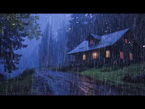 Gentle Night RAIN - Rain Sounds For Sleeping -Sleep DEEP, Relax & Fall Asleep FAST