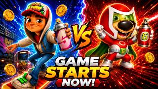 Subway Surfers VS Tom Hero🔥 Ultimate Subway Battle! 🏆| who wins | Mash3dfun | #tom #subwaysurfers screenshot 3