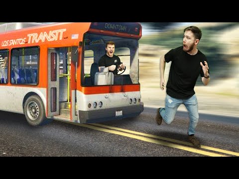 Runner Vs. Deadly Bus! | GTA5