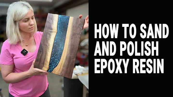How to sand and polish epoxy resin like a pro and save time!