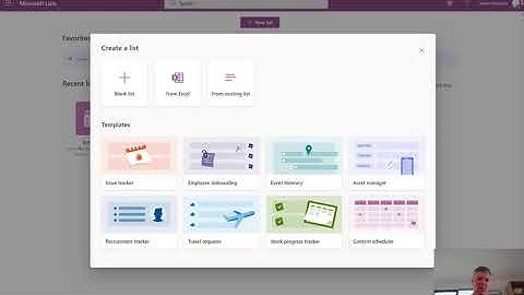 Microsoft Lists Demo and Overview