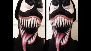 Spiderman Venom Makeup Tutorial