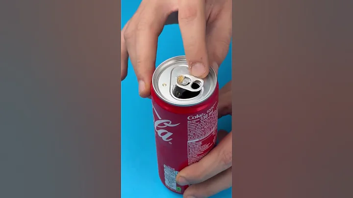 It turns out that's the function of the hole in the soda can #shortvideo