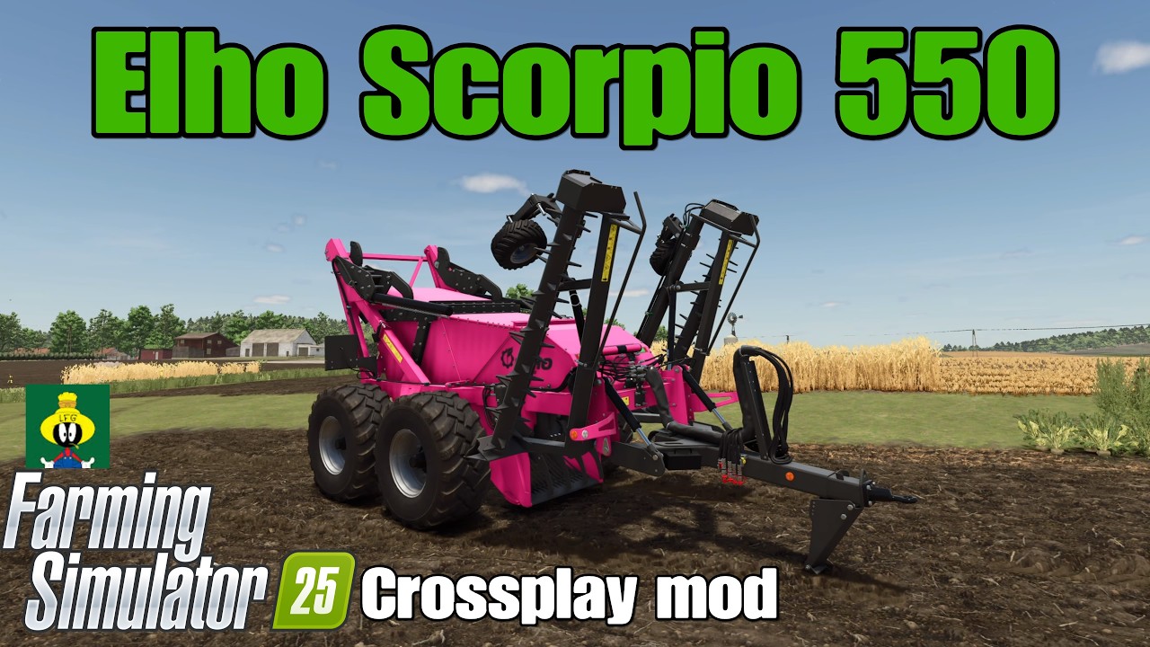 Модификация Elho Scorpio 550 / FS25 для кроссплатформенной игры / См. примечание