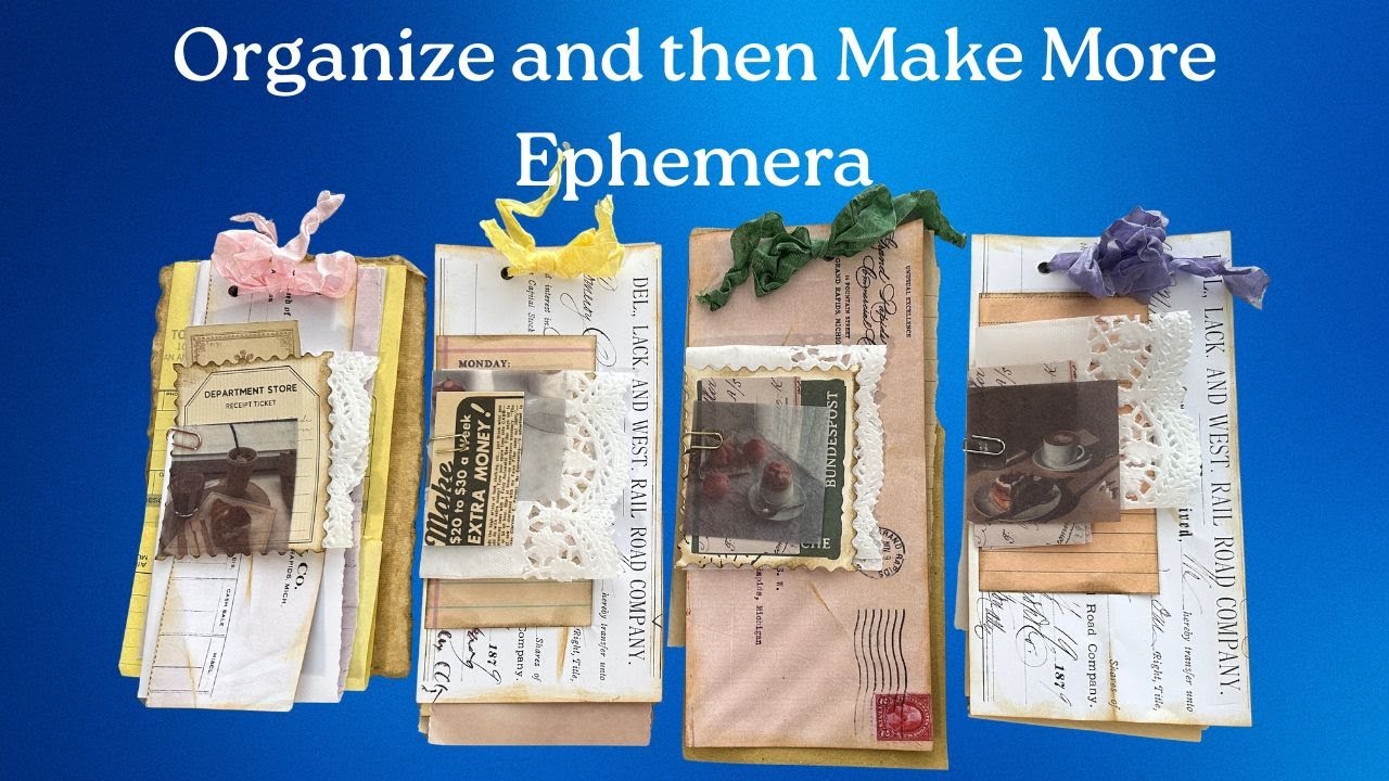 7 BEST AND WORST ORGANIZATIONAL DIY EPHEMERA JOURNALS