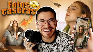 CÓMO HACER FOTOS EN CASA🏠📸 ft. Regina Pavon | Kevin Achutegui