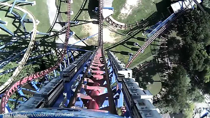 Mr. Freeze Reverse Blast (HD POV) Six Flags Over Texas