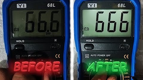 Multimeter upgrade / Add Backlight to Your Multimeter
