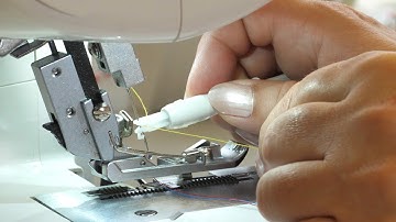 Tutorial: Using the BERNINA Needle threader for overlockers / sergers
