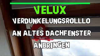 Velux Verdunkelungsrollo Einbauen Altes Velux Fenster Dachfenster Mit Pick And Click Gtl Vtl Ggl608