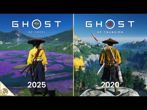 Ghost of Yotei vs Ghost of Tsushima - Details and Physics Comparison
