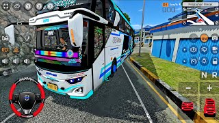 BUS QQ TRANS DOBEL CORONG BASURI ANTAR PENUMPANG KE SUMATRA" BUS SIMULATOR screenshot 1