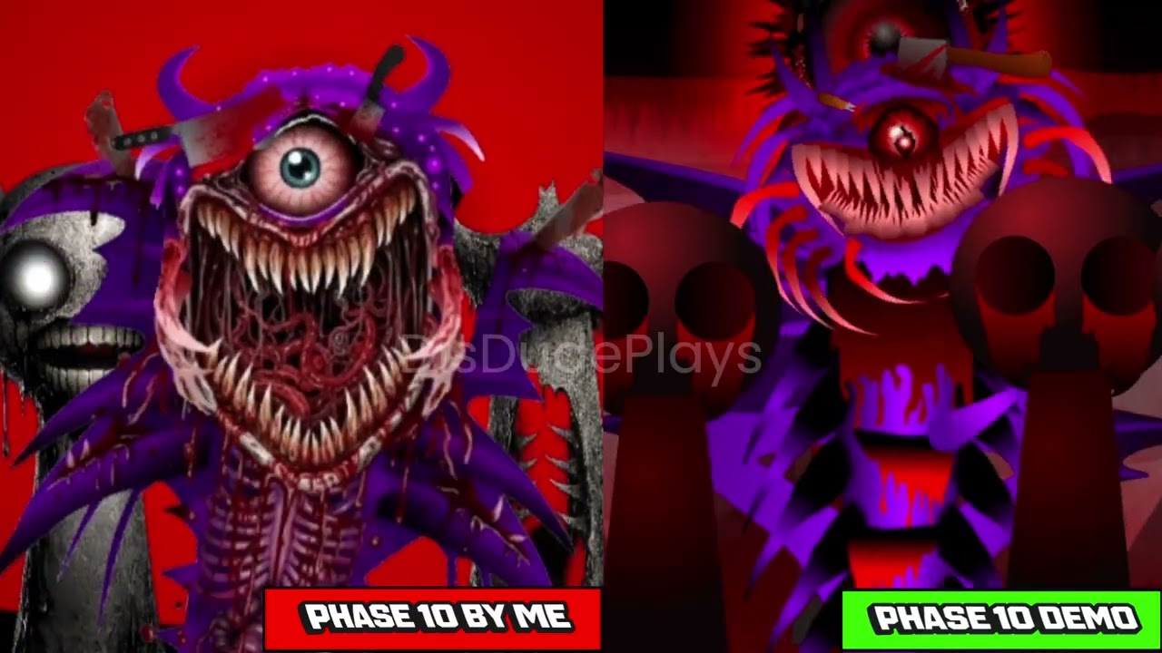 Sprunki phase 10 by me vs phase 10 demo #sprunki #incredbox