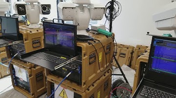 4 fully featured AARTOS X9 Drone Detection Systems incl  4 Sector Jammer Walkthrough