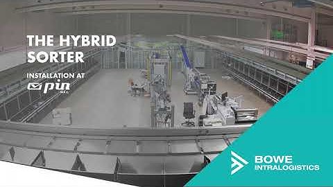 BOWE INTRALOGISTICS Hybrid Sorter postal installation