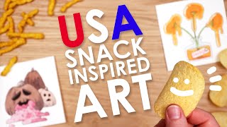 Art INSPIRED By AMERICAN SNACKS? by Kasey Golden 47,896 views 6 months ago 21 minutes