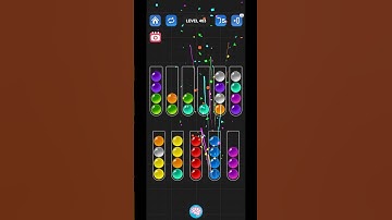 Lv 463 Ball Sort Puzzle - Color Game / 顏色分類遊戲 / ボールソーティングパズル (Guru Game)  #ballsortpuzzle