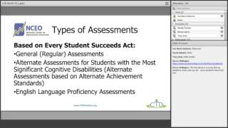 Part I - The ABC's of Accessibility & Accomodations in State Assessments