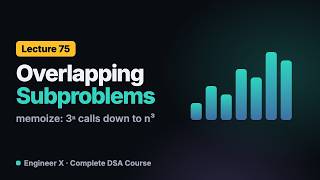 Overlapping Subproblems and Memoization: Matrix Chain from Exponential to O(n³) | DSA Course L75