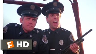 Police Academy 4 (1987)  Commandeering a Hot Air Balloon Scene (8/9) | Movieclips