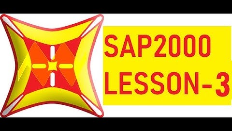 #3- Simple 3D Building Design in SAP2000 TUTORIAL for Beginners