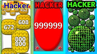 Puff Up balloon puzzle  game (bubble shooter) vs imposter choice game 2048 part 10