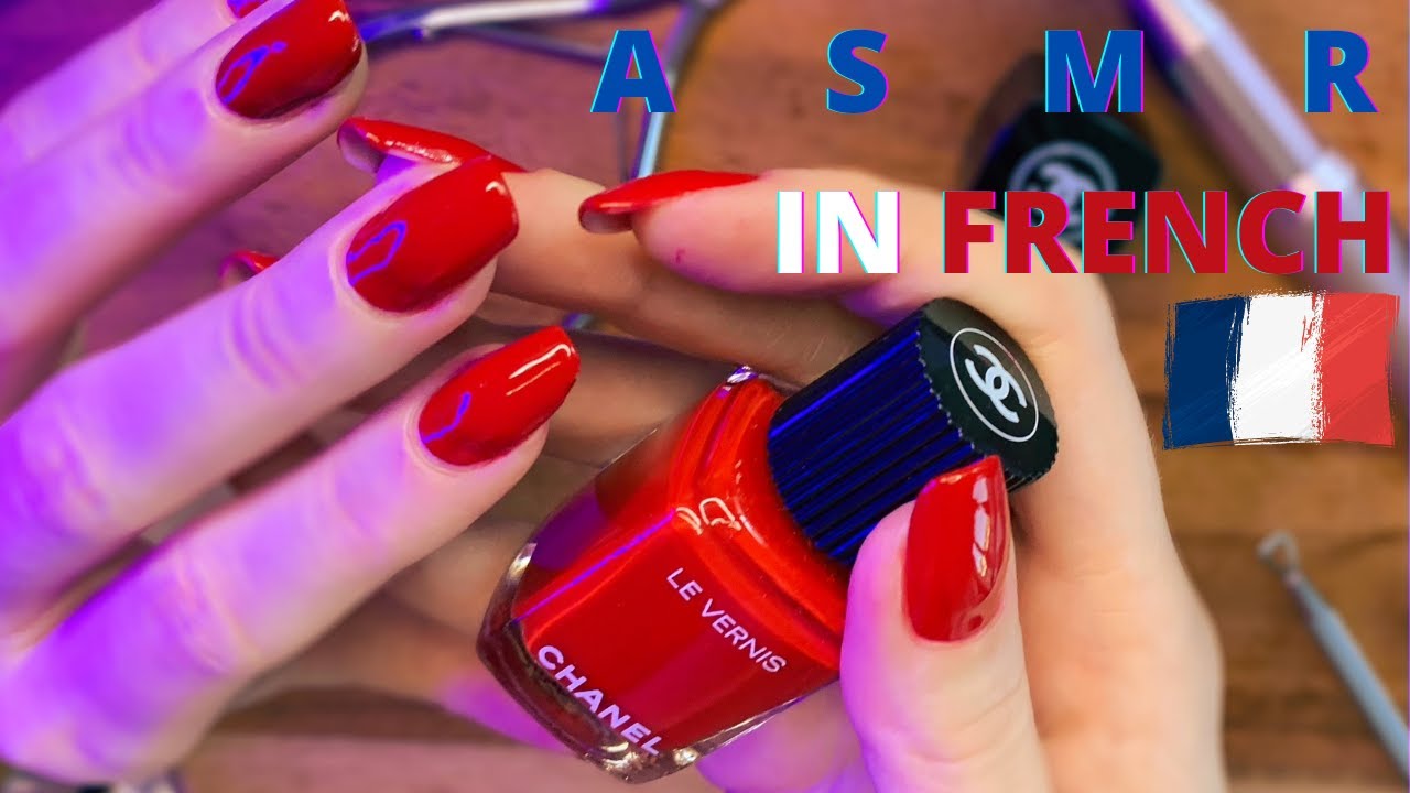 ASMR | Doing My Nails With French Whispers 🇨🇵  ASMR Français Je Fais Mes Ongles