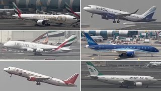 25 MINUTES of CONTINUOUS ACTION at Dubai Airport | Episode 3 | A310, A380, B777 | Emirates Aviation