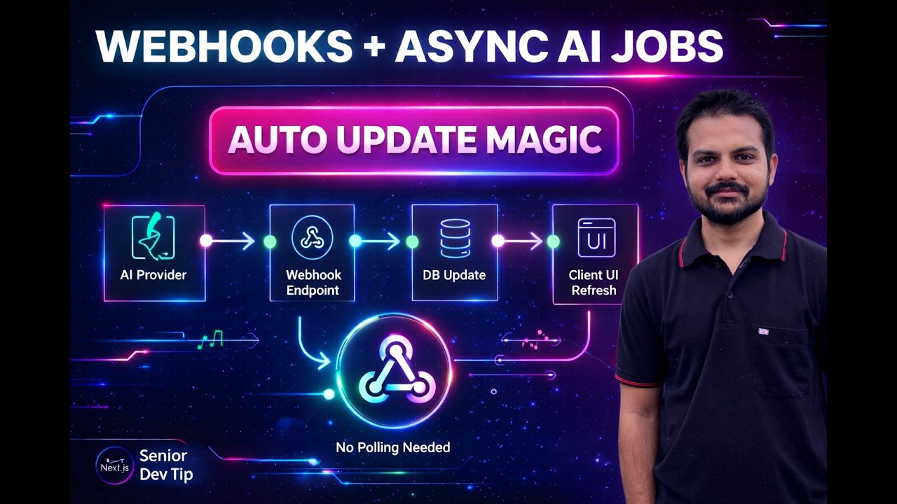 Webhooks + Async AI Jobs Explained (Next.js Tutorial) | Real AI ...