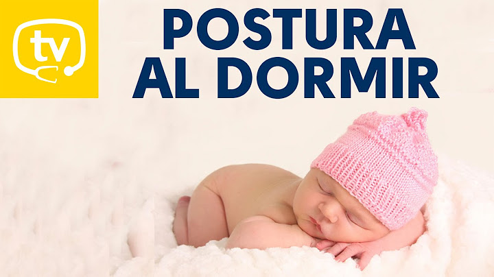 ¿En qué postura debe dormir mi bebé?