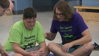 Summer camp for autistic children