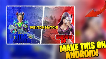 How to make thumbnail like star captain on Android | 1vs1 thumbnail pubg/bgmi  thumbnail tutorial🔥🥵
